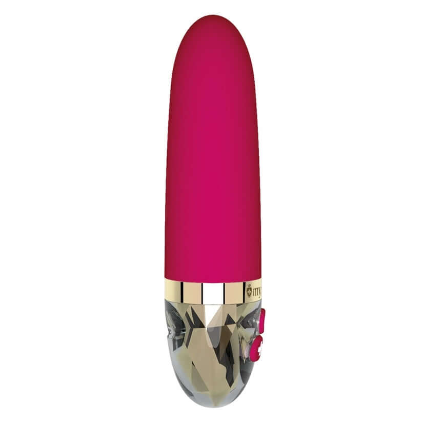Mystim Sleak Freak Vibrator in pink with a sleek design and waterproof features, perfect for powerful and discreet pleasure.