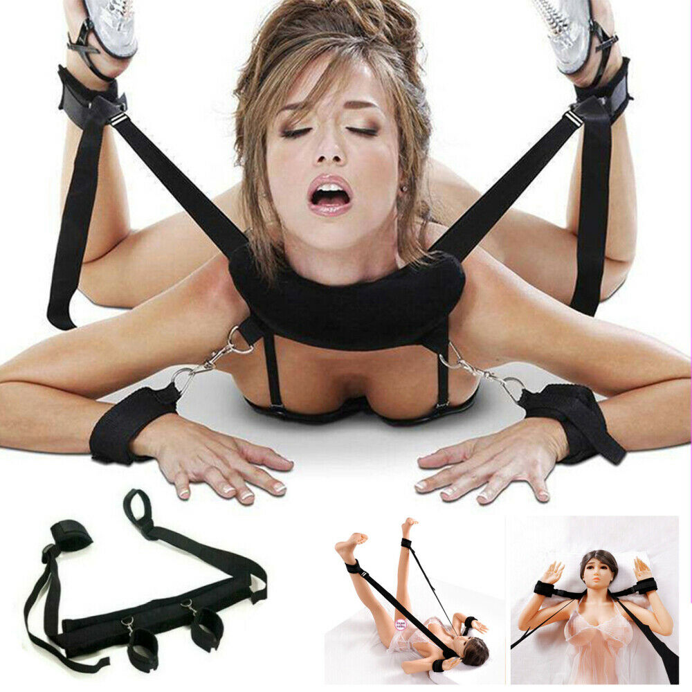 Under Bed Bondage Restraint System BDSM Fetish Wrist Ankle Straps